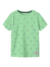 NAME IT Kortærmet T-Shirt Delvin Green Ash